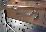 LLB Heavy Duty Hooks Set 10x Wall Plugs 6mm x 80mm Screw-in Hooks view 7