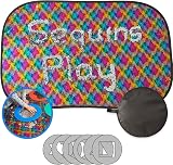 ODOXIA Sensory Wall Sequin Flip Fabric Kids Reversible Sequins ADHD Toy view 1