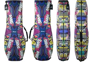 SANDIAN, Golf Travel Bag Cover for Airlines Transit, Heavy-Duty Oxford 1260D, Thick Padded Club Protection Covers, Durable PU Coatings for All Weather Resistant, One Size Fits All