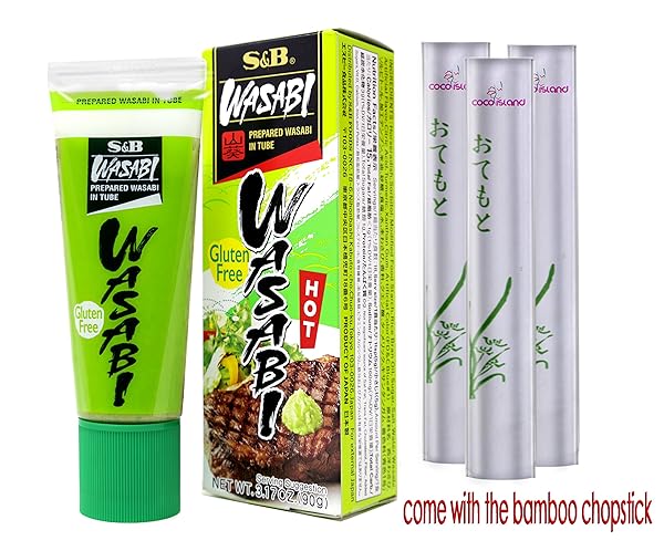 PREPARED WASABI IN TUBE, FAMILY SIZE, 3.17 OZ (90 G)