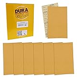 Dura-Gold Premium 5" x 2.75" Gold Sandpaper
