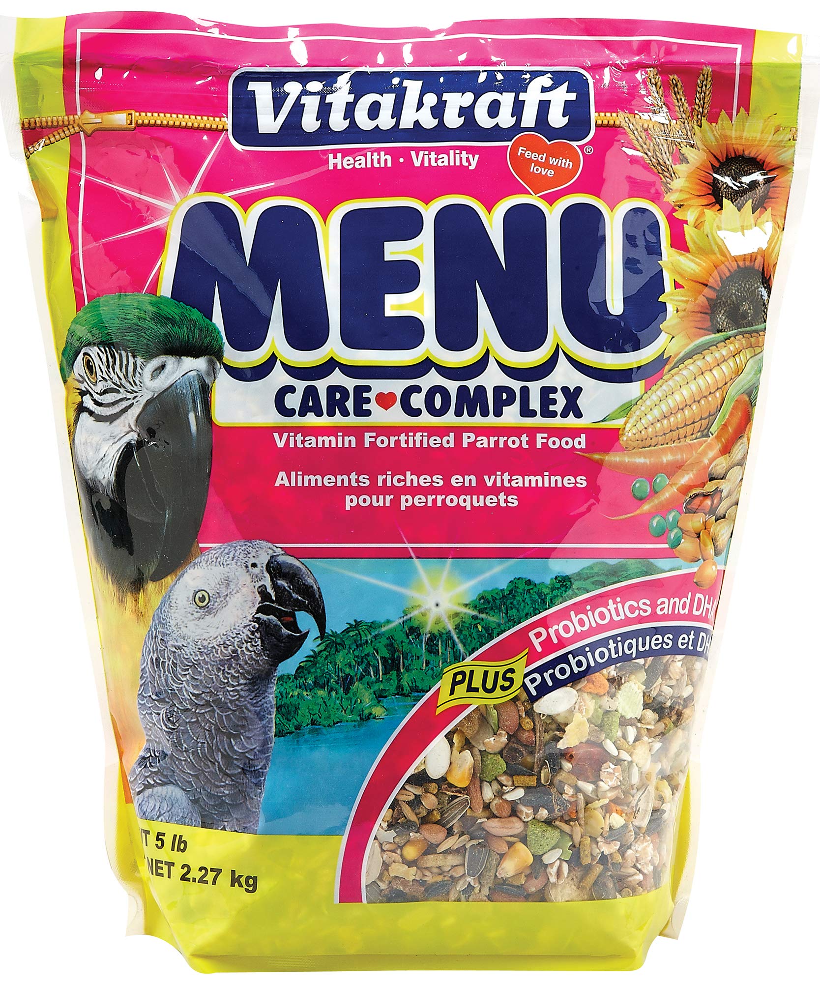 Vitakraft Menu Premium Parrot Food VitaminFortified Macaw, Amazon