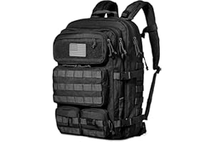 Falko Tactical Backpack for Men and Women 50L Backpack 2.4x Stronger Large Military Molle Rucksack, Bugout Backpack Outdoors