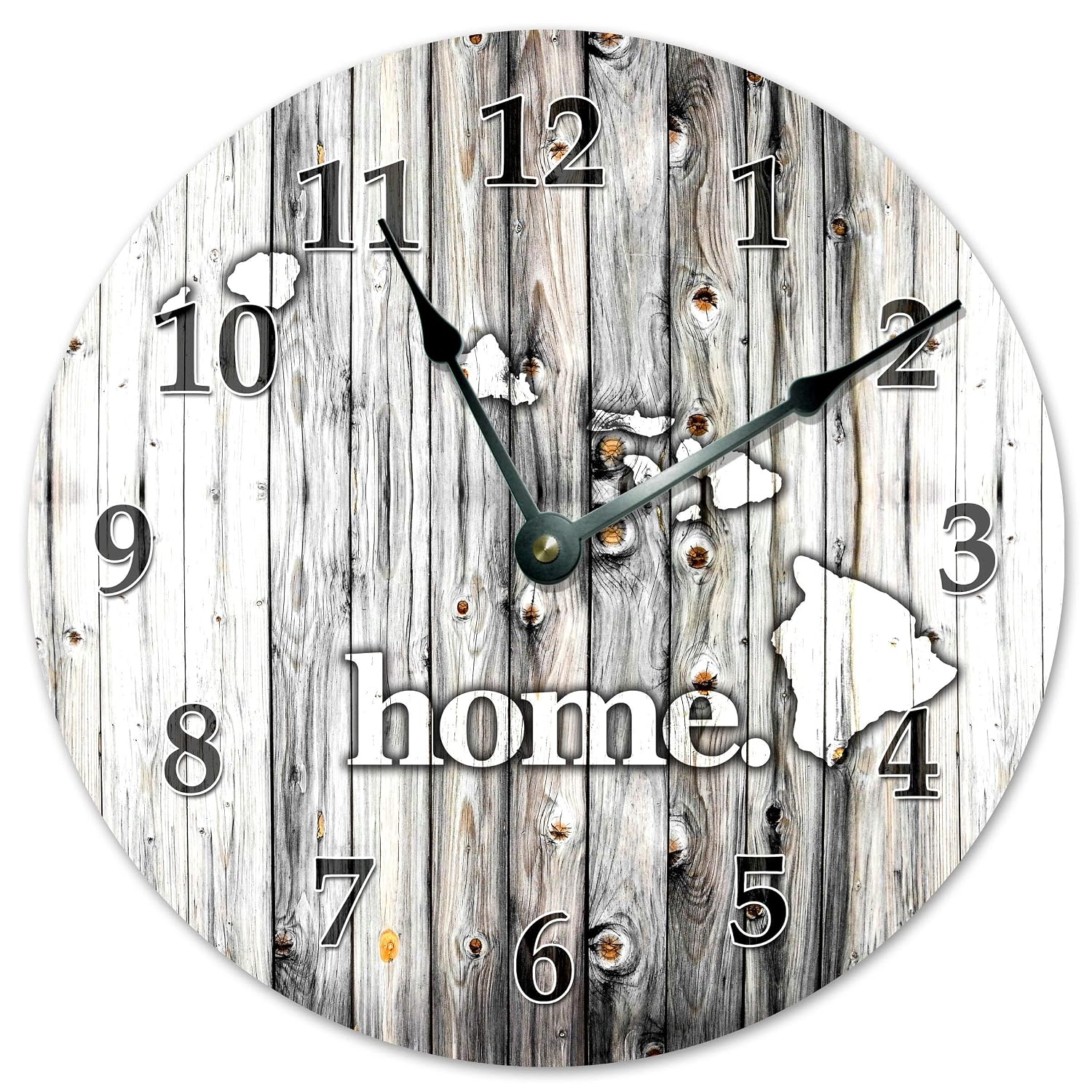New Branded Sugar Vine Art Hawaii State Home Silent Non Ticking