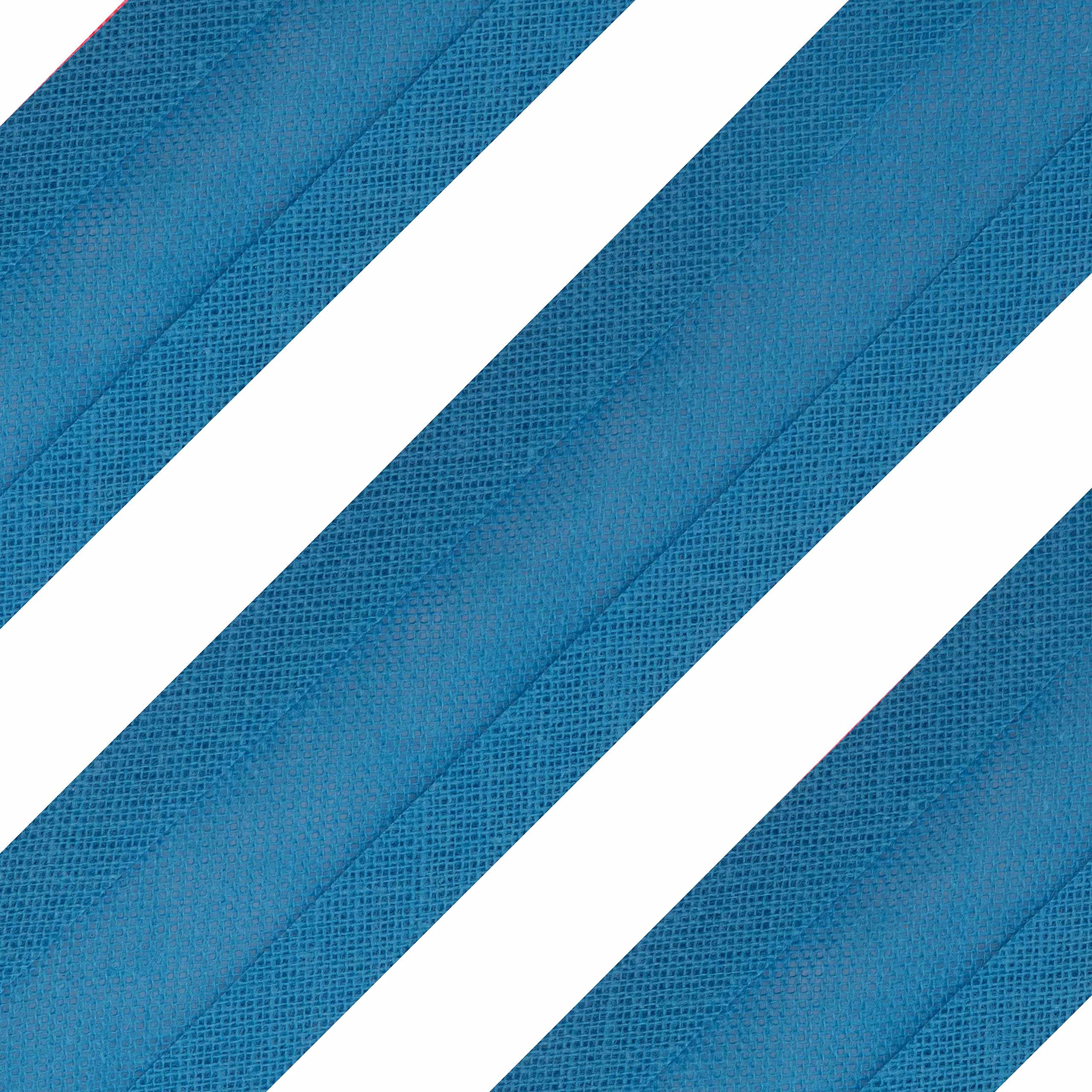 Realm Bias Binding Tape, Cotton, 1 Inch / 25mm - 5 Metres (Kingfisher)