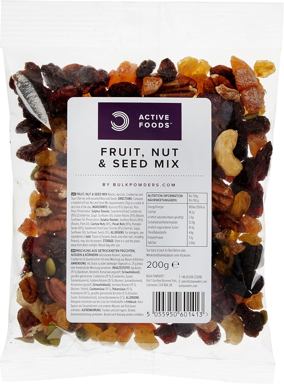 Bulk Fruit, Nut and Seed Mix, 200 g, Packaging May Vary BigaMart