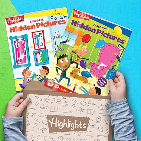 Highlights Hidden Pictures Club Kids Hidden Pictures Subscription Ages 6 Box