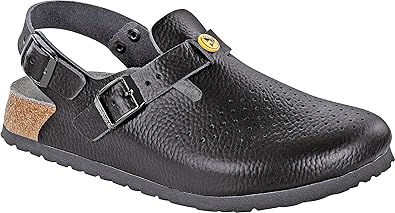 birkenstock amsterdam leather clogs