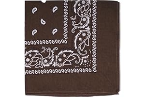One Piece Novelty Bandanas Paisley Cotton Handkerchief……