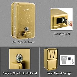 VANNSOO Wall Mounted Hand Soap Dispenser