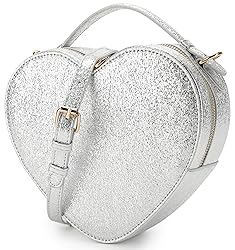 lola mae Heart Shape Satchel Crossbody Purse for
