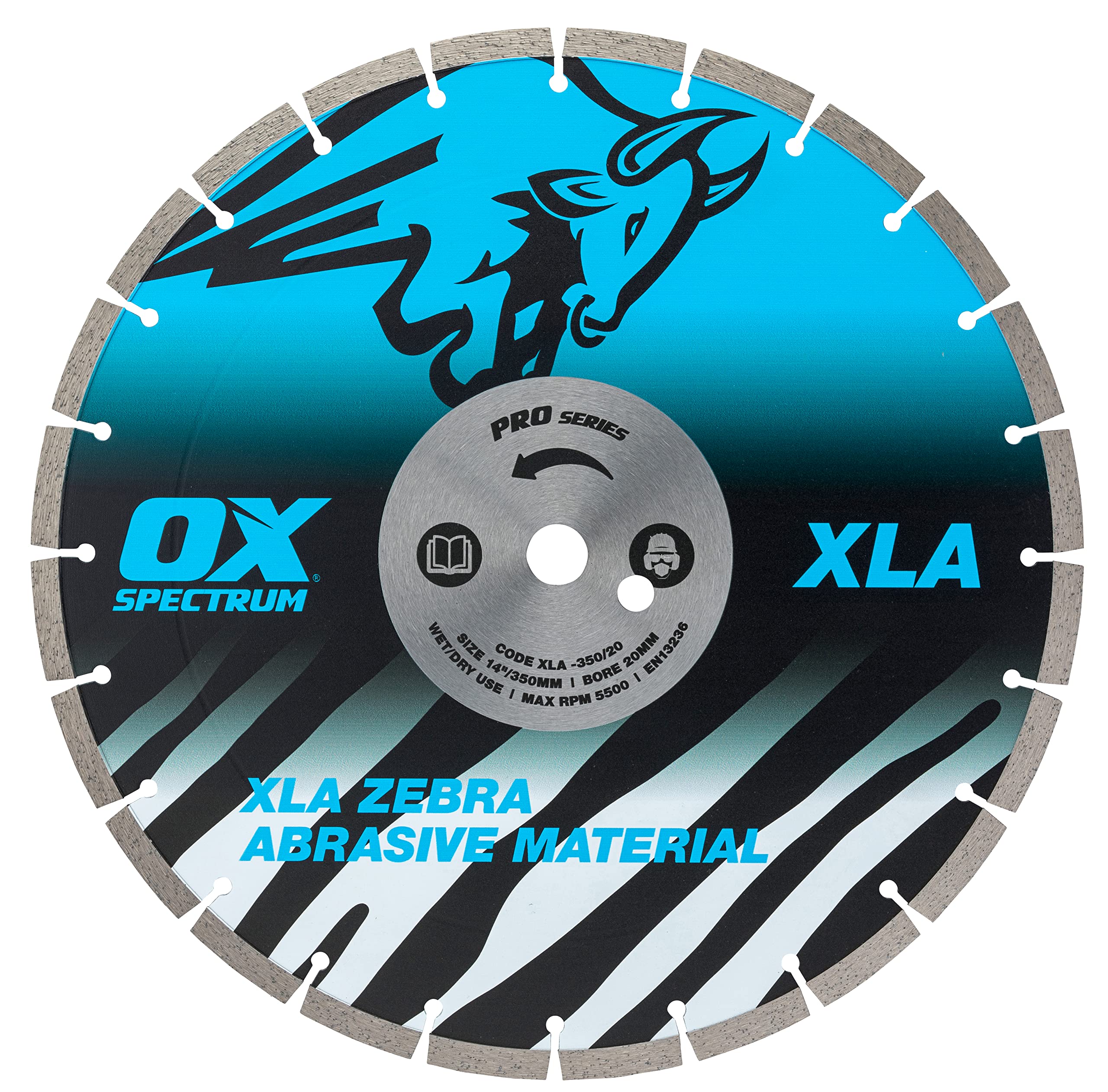 OX Trade XL Abrasive Diamond Blade - 350/20mm