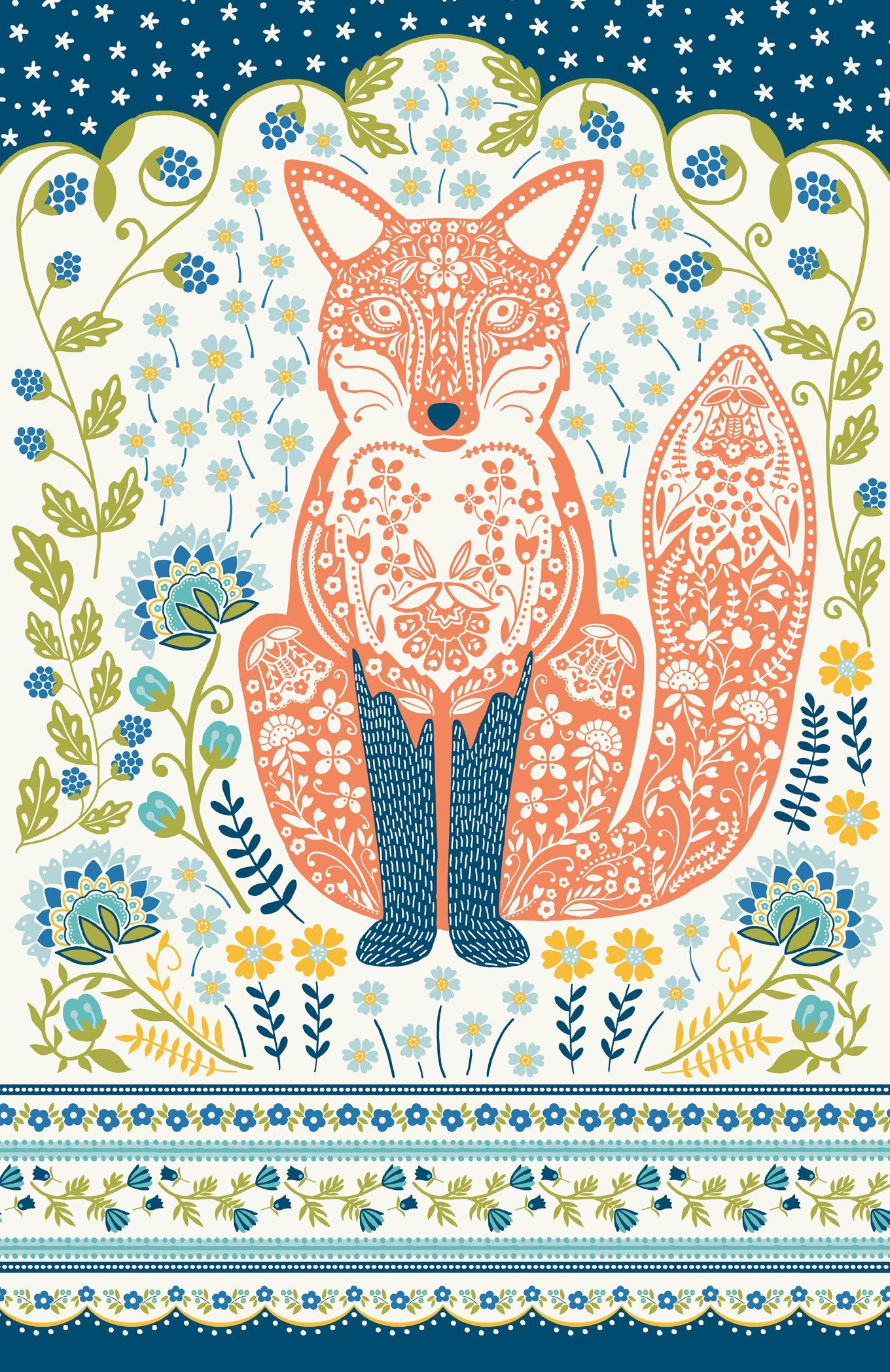 Ulster Weavers Woodland Fox Cotton Tea Towel