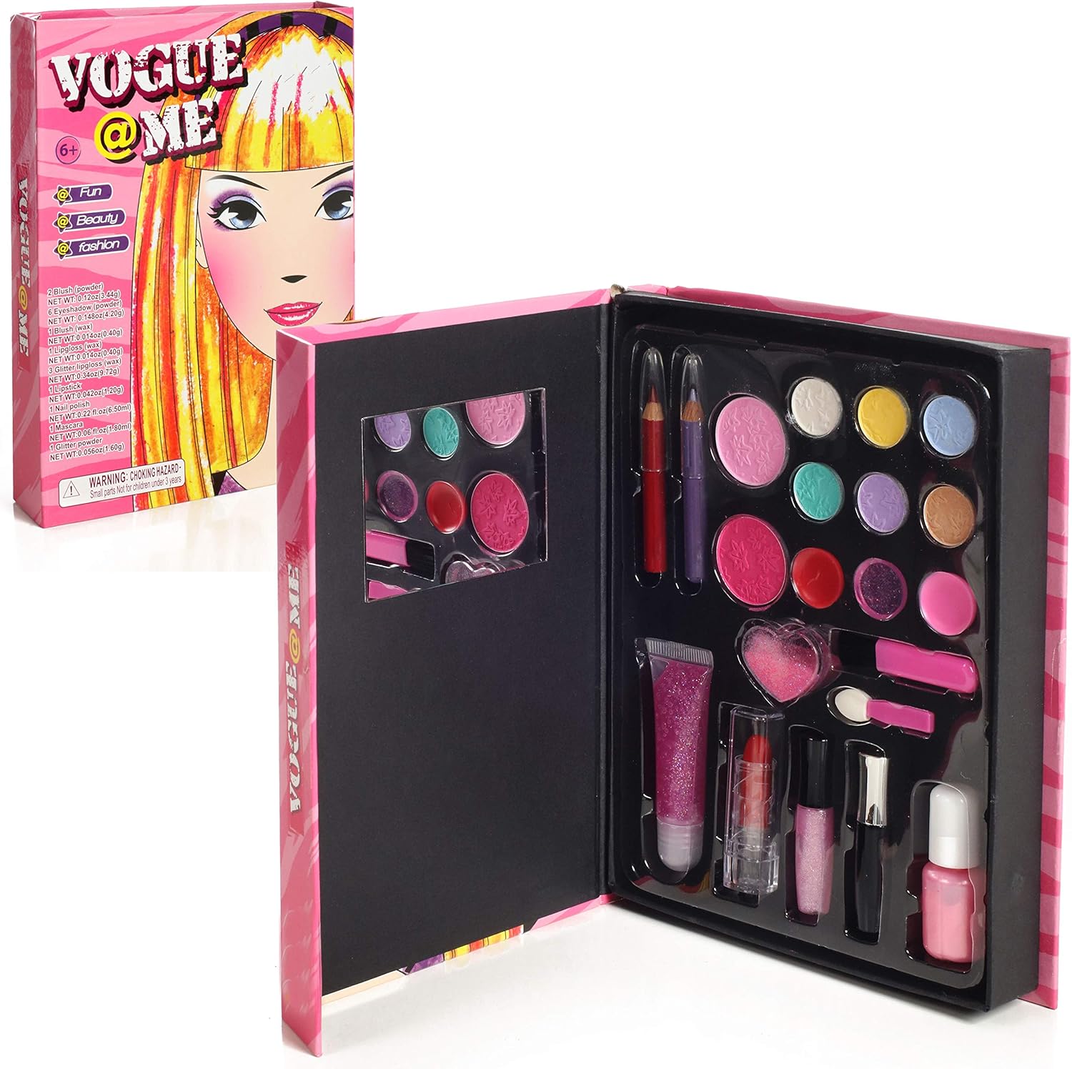 Lil Me Kids Fun, Beauty, Fashion Washable Makeup Set: Toys & Games