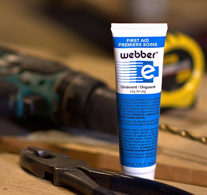 webber vitamin e ointment on face