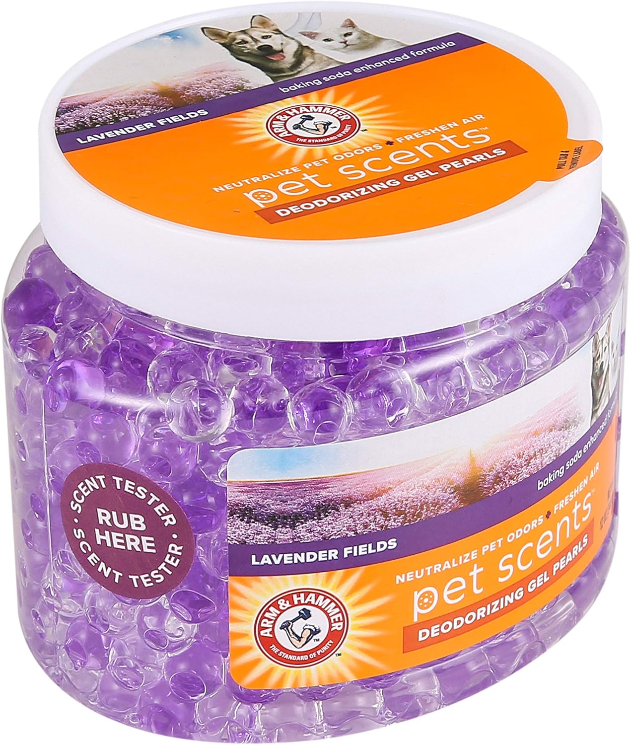 Arm & Hammer Pet Scents Deodorizing Gel Beads, Lavender Fields