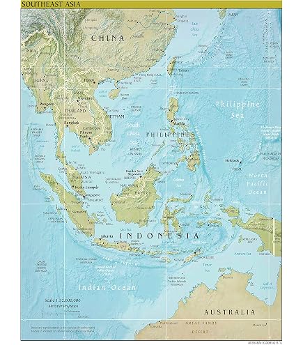 1997 Map Political Map Of Southeast Asia 1997 Maps Of Southeast Asia Maps