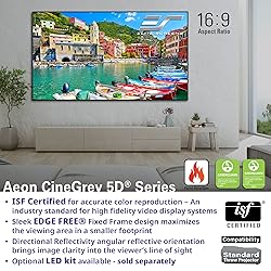 Elite Screens Aeon CineGrey 5D, 150-Inch Diagonal