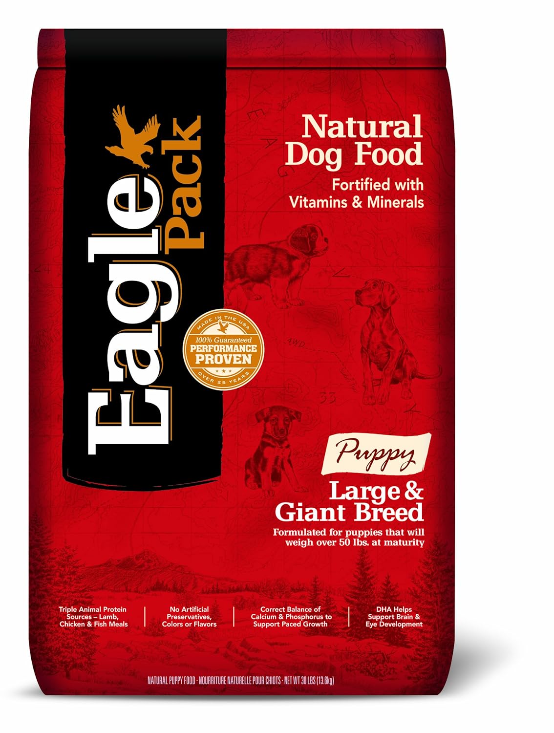 Eagle Pack Natural Dog Food Large Giant Breed Puppy
