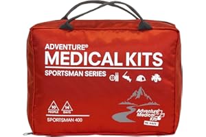 Adventure Medical Kits Sportsman Series Medical Kit - 400 - First Aid Kit for Camping, Hiking, Hunting & More - For 10 People for 14 Days - Includes Bandages, Medicine, Guide Book & More