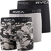 RVCA Boys Underwear 3 Pack Boxer Briefs for Boys 6-18 Durable Modal Stretch Breathable Moisture Wicking