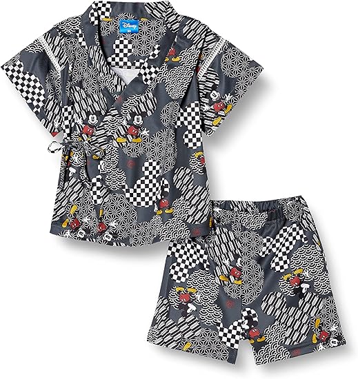 Amazon ディズニー ディズニー ミッキー やわらか 甚平 男の子 シャツ 通販