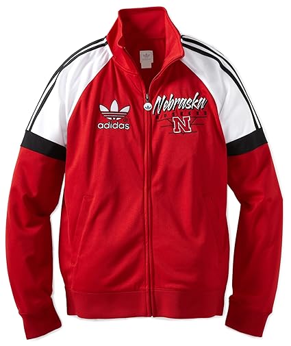 Ncaa Nebraska Cornhuskers Men S Btc Track Jacket Red Large Amazon In Sports Fitness Outdoors