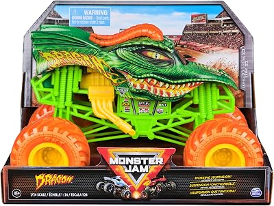 Monster Jam Official Dragon Monster Truck 1:24 Die-Cast Vehicle