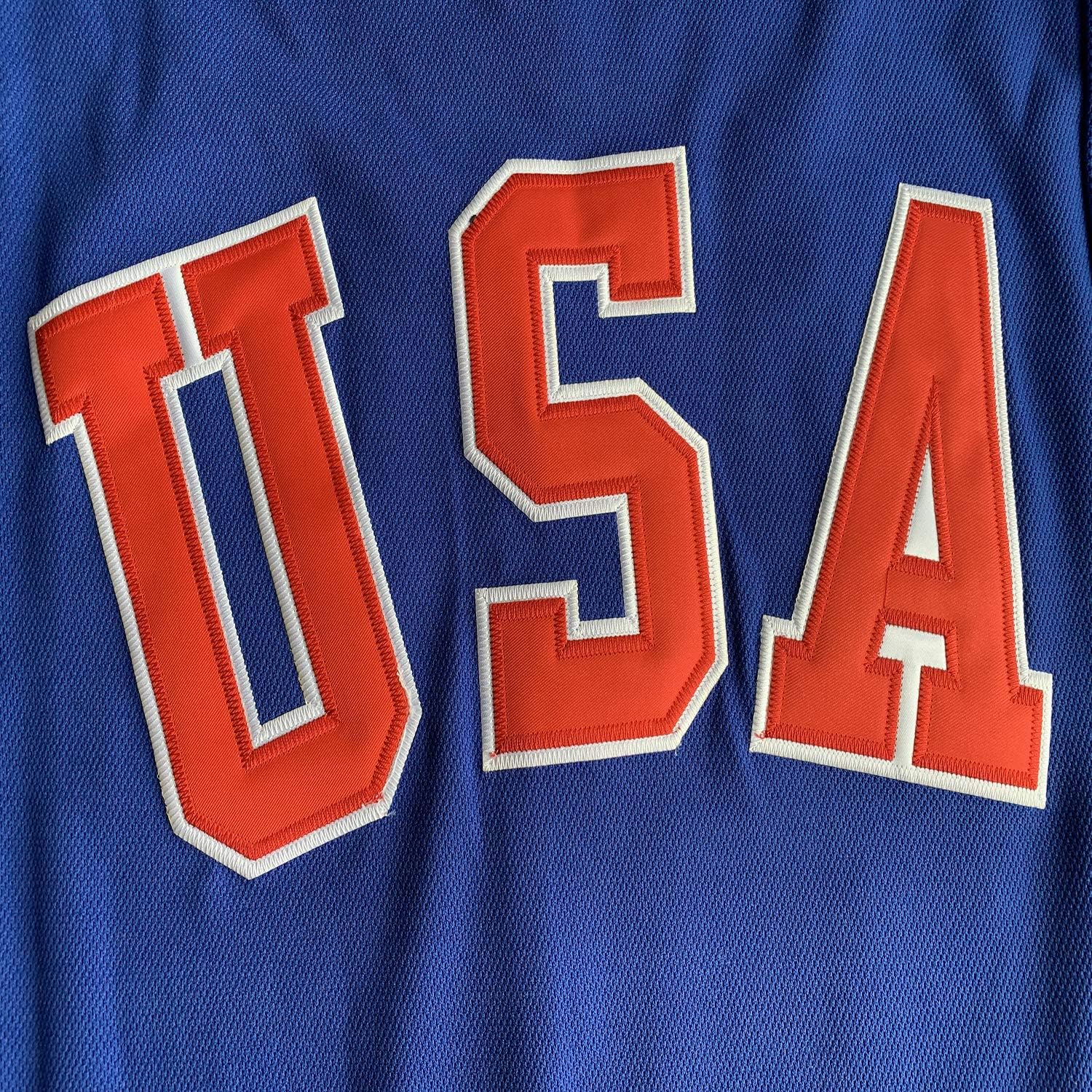 1980 Olympic Team USA Hockey 17 Jack O'Callahan 21 Mike Eruzione 30 Jim Craig Miracle On Ice USA Hockey Jersey: Clothing