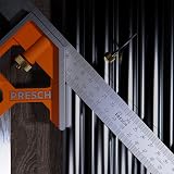 PRESCH 300mm Combination Square Metric with Stop Ruler Scribing Tool view 7