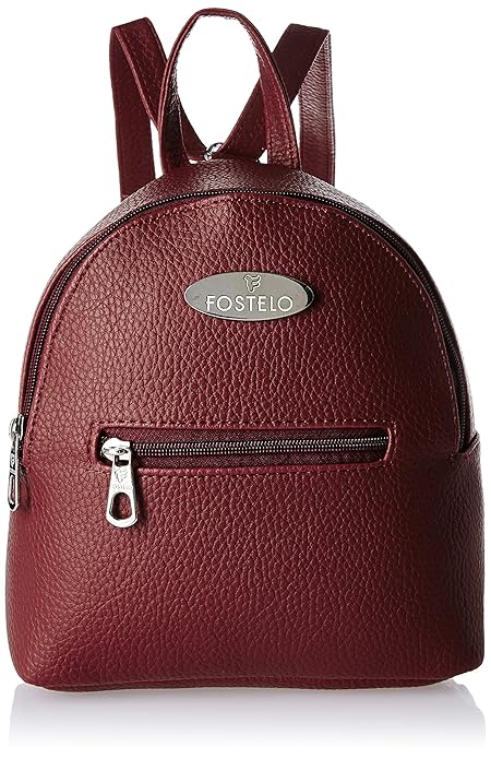 maroon backpack women's
