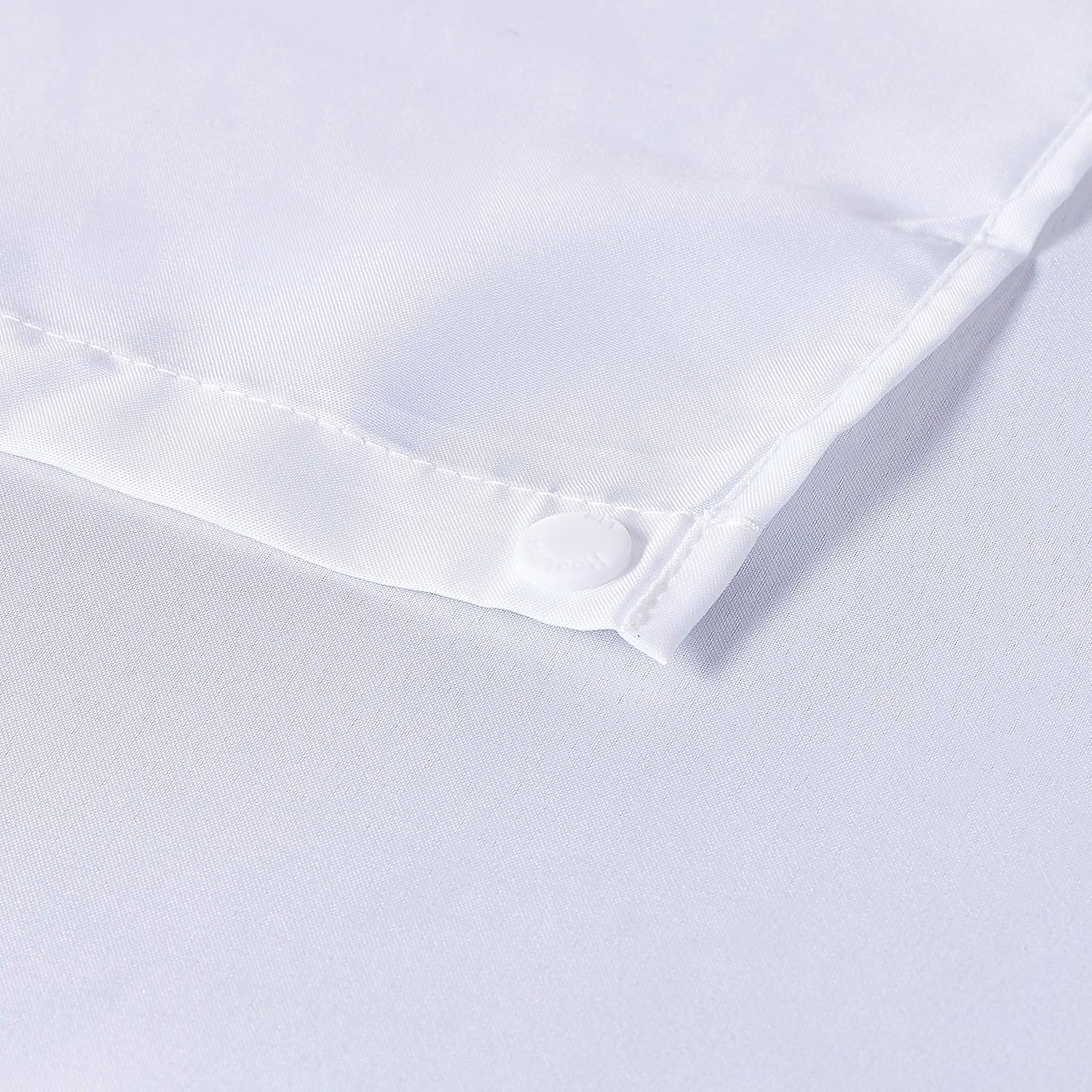 Hookless RBH14BS01 Polyester with PEVA Snap-in Shower Curtain Liner, Bright White, 70 x 54: Home & Kitchen