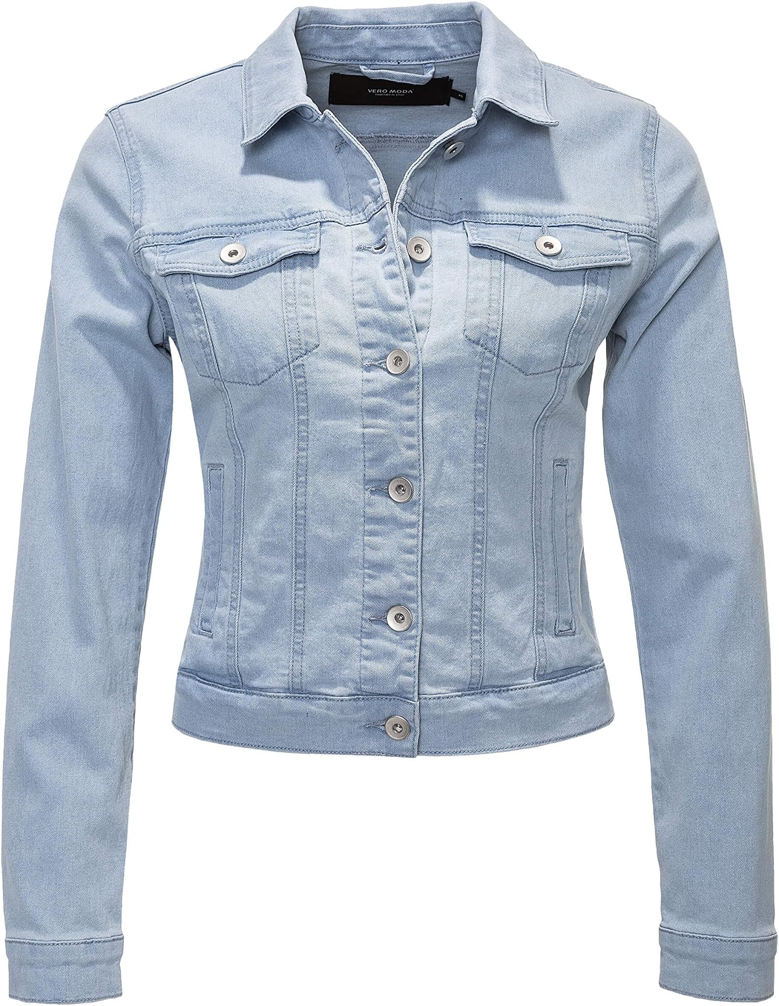 Women's Vmhot SOYA Ls Denim Jacket Mix Noos