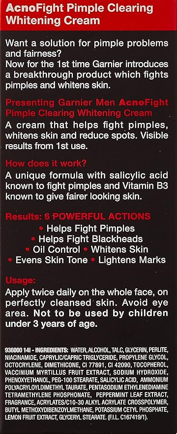 garnier men acno fight ingredient