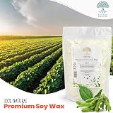Eco Lux UK 2kg Premium Soy Wax White Flakes - 100% Natural Vegan view 2