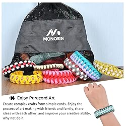 MONOBIN 36 Colors 10ft Paracord 550 Combo