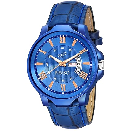 Times Quartz Day & Date Series Watch -1150-BL