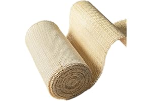 LUSYDECO 16" Width Natural Rattan Cane Webbing Roll 2 Feet Length Closed Weave Rattan Fabric Furniture Woven Rattan Sheets for Crafts Cane Weave Rattan Material Natural Chair Caning (2 FEET)