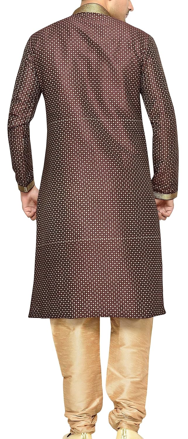 indian poshakh men's silk sherwani