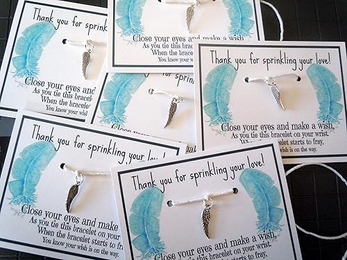 baby shower bracelet favors