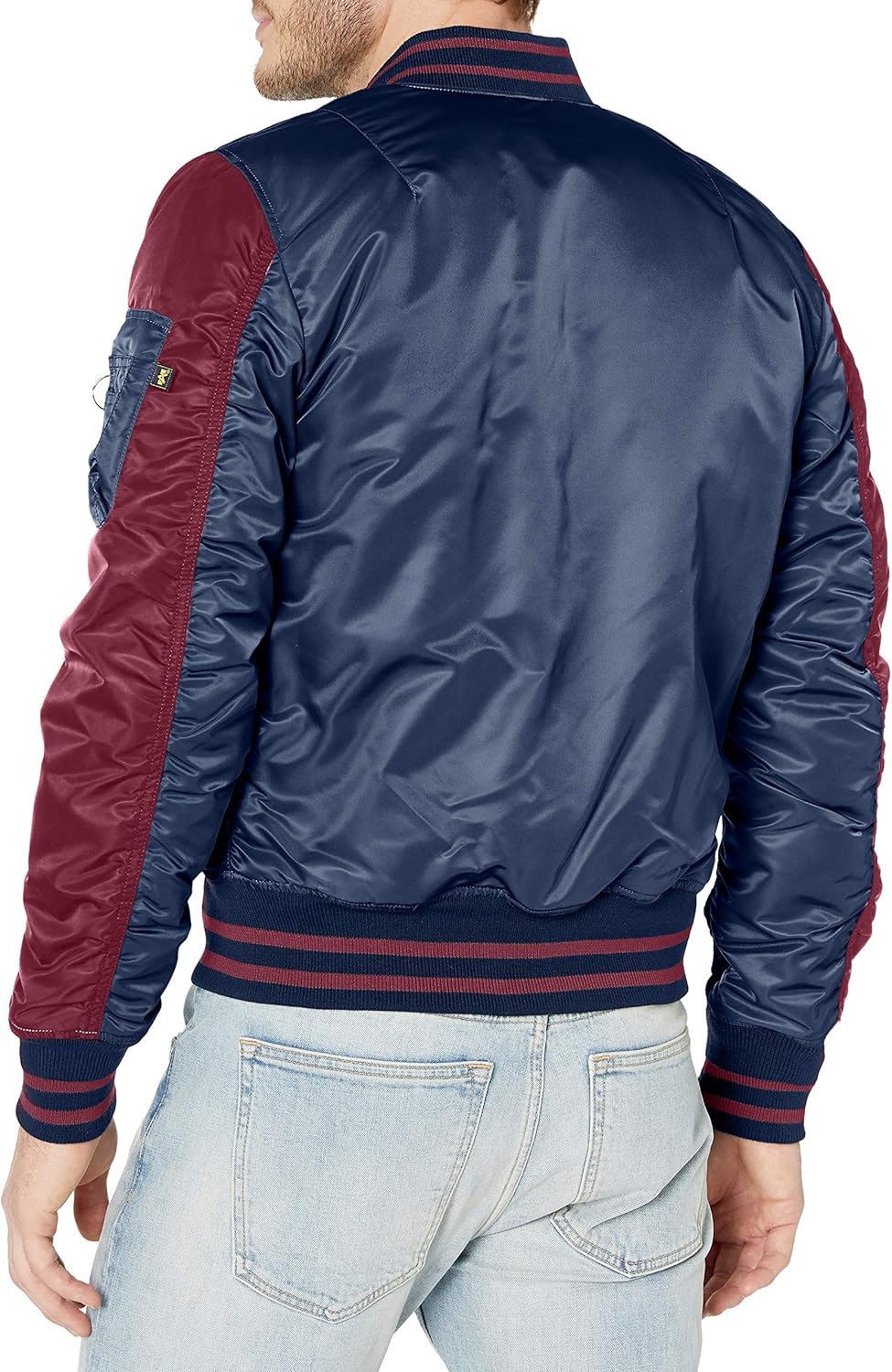 Alpha Industries Mens Ma 1 Varsity Bomber Jacket Varsity Jackets Clothing Shoes Jewelry
