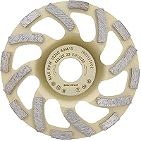 Doppelsegment Diamantschleiftopf 125 Mm – Mit 22,23 Mm Aufnahme Für Betonschleifen