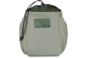 skiguard Saddle Bags Hunting Dump Pouch: Mesh Dump Pouches with Drawstring Closure, Easily Attaches to Hunting Saddle, Tree Saddle Accessories, Hammock Tree Saddle Accessories