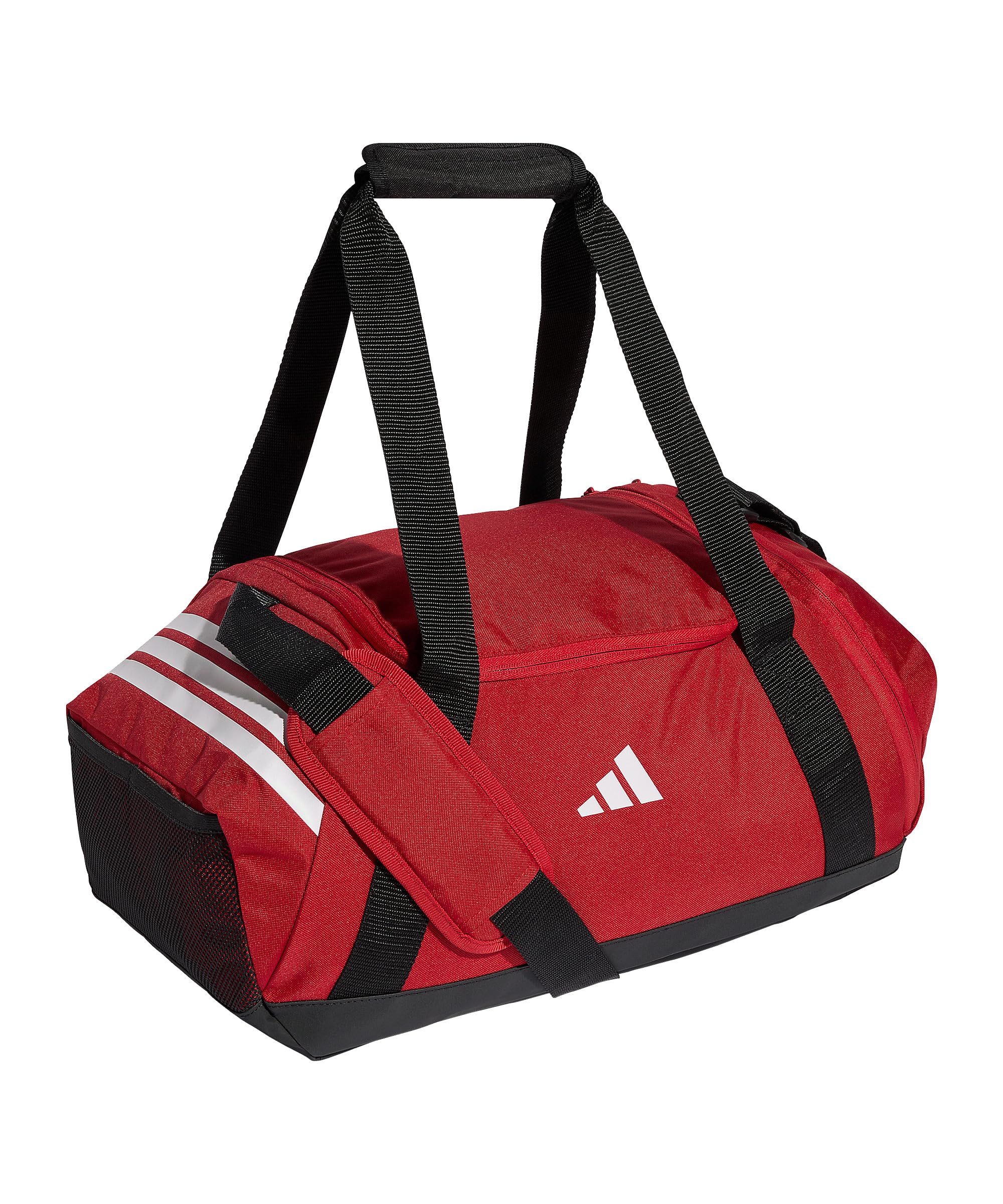 adidas Unisex Tiro Duffle Bag Small Duffel Bag, Team Power red 2/White, One Size 3