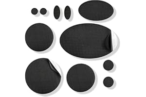 aZengear Repair Patches - Waterproof, Self-Adhesive, Tear-Cold-Heat-Resistant Nylon Polyester Fix Puffer Coats, Gear, Tents (11 Pieces, Solid Black)