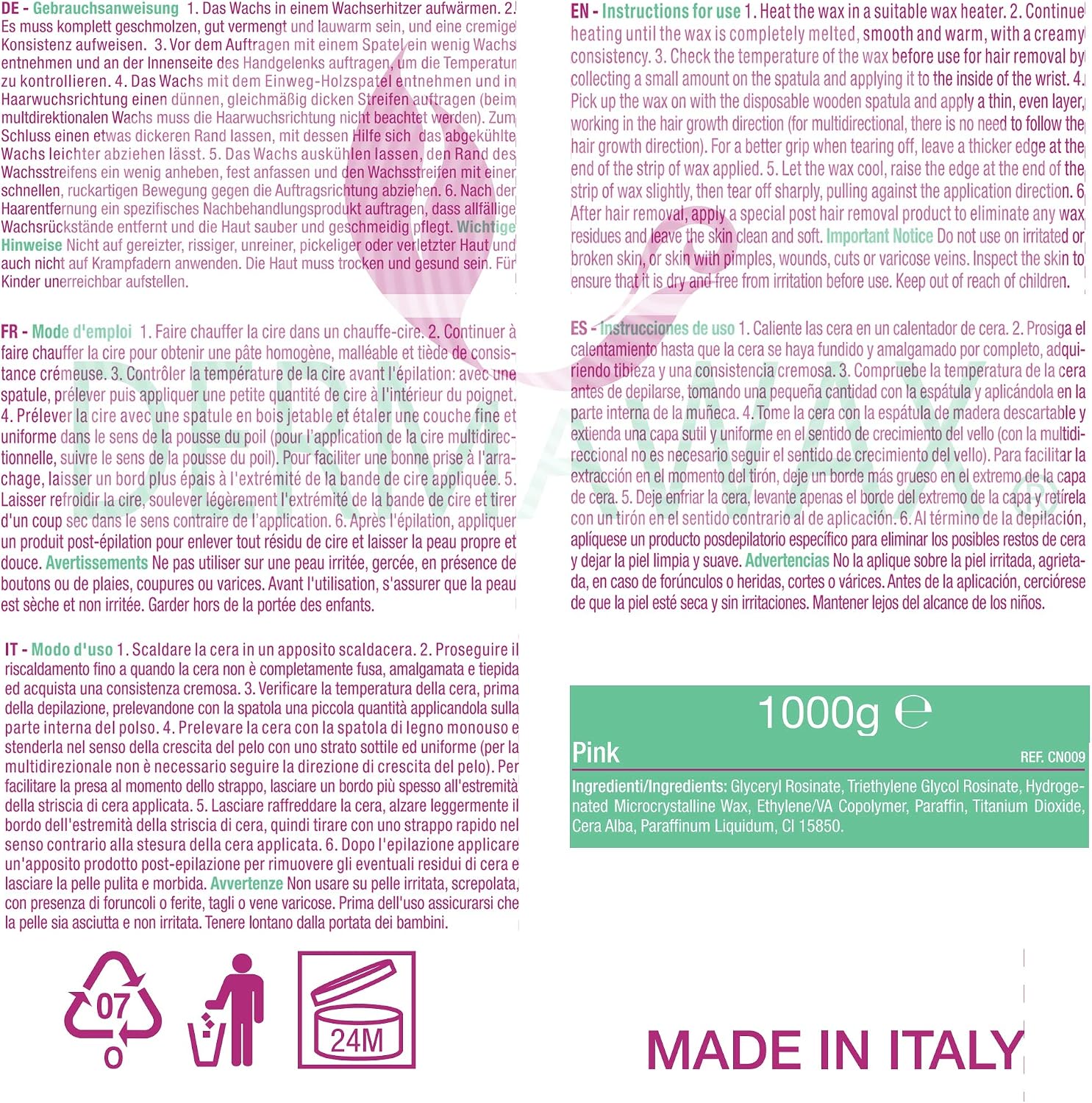Dermawax Professional Hard Wax Beads- Full Body Stripless Depilatory Waxing Film Wax Less Pain Formula Hair Removal of Face Legs Armpit Bikini Line (2 kg (Pack of 1) - Image 3