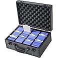 D DACCKIT Toploaders Storage Box - Hard Case for 3" x 4" 35pt Rigid Card Holders for Trading Cards & Sports Cards (Fits Top Loaders and Magnetic Card Holders)