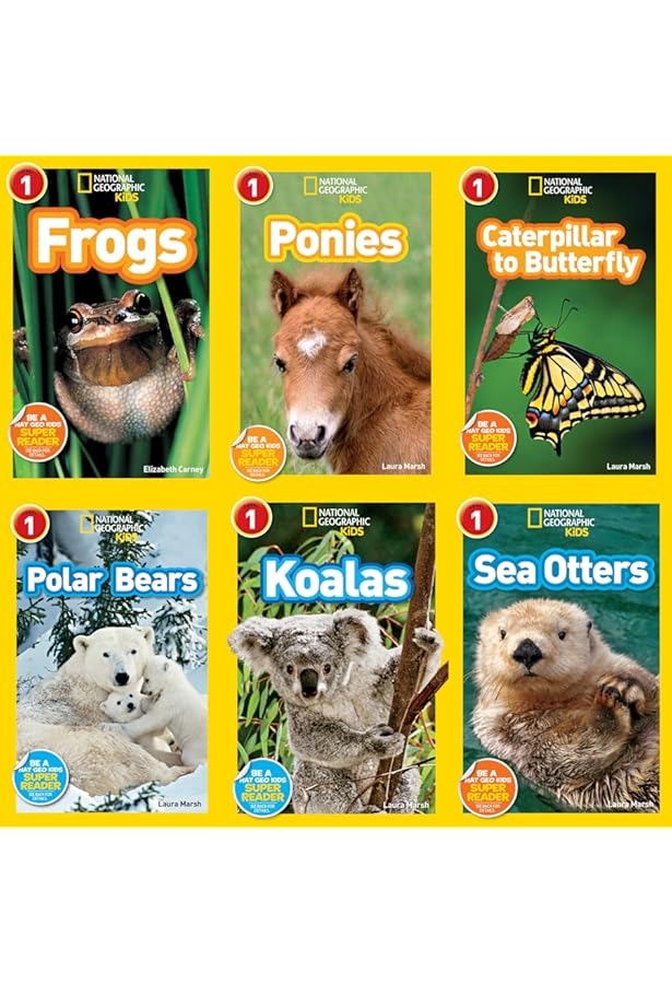 National Geographic Kids Readers 6 Book Set (National Geographic