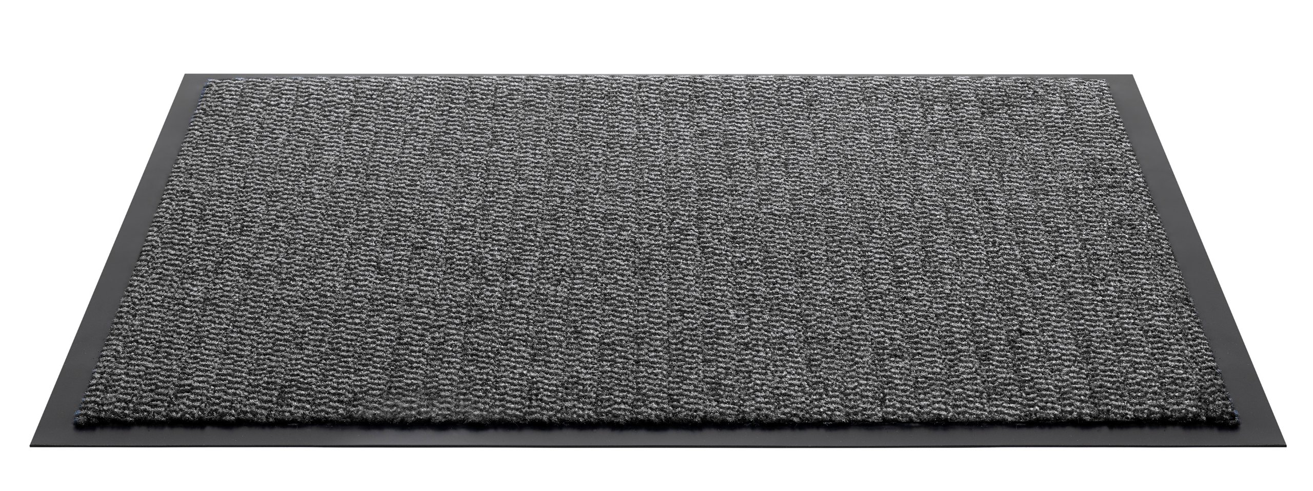 HT F & S Spectra Heavy Duty Washable Doormat 80 x 120cm Light grey colour. Made in Europe.