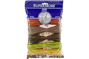 SuperMoss (40518) Raffia Craft Kit - Fall, Thanksgiving (Basil, Golden, Rust, Terra Cotta, Brown), 16 cu In. (5 Pack)